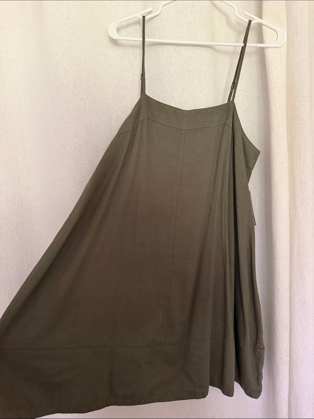 Melrose and Market Olive Green Midi Slip Dress